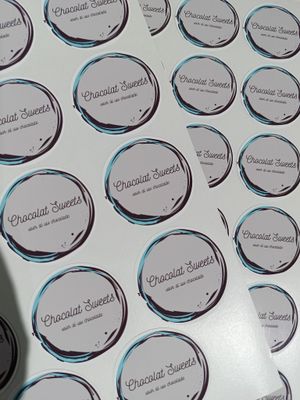 Glossy stickers eigen ontwerp