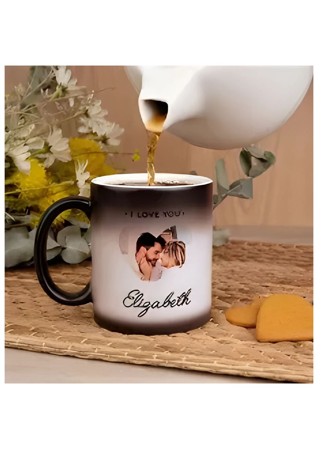 Magische mok met eigen foto-300ml