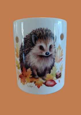 Handgemaakte Geurbrander Herfst Egel Handgemaakte Geurbrander Herfst Egel