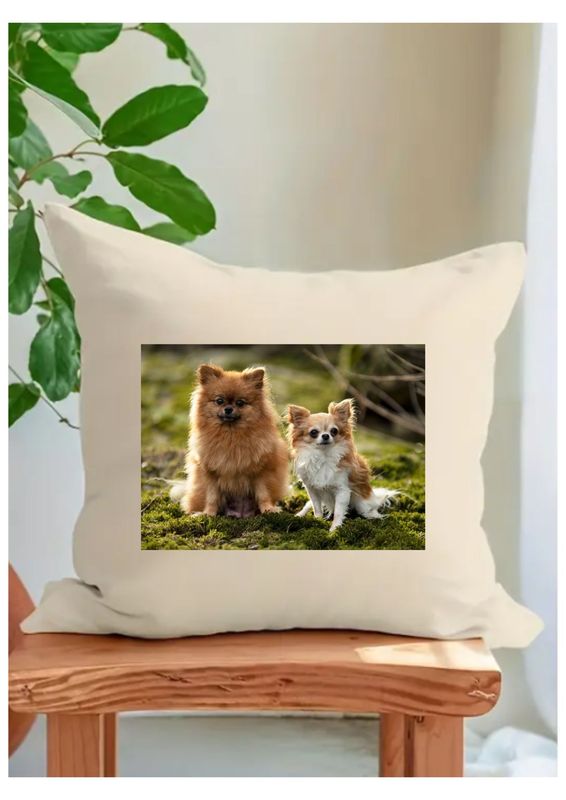 Foto Kussen 45x45-Polylinnen