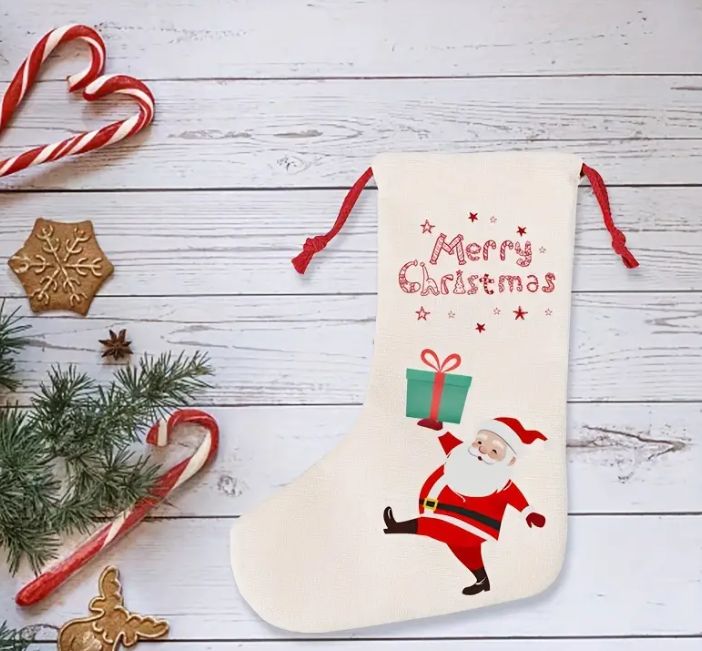 Kerst sok met eigen afbeelding Kerst sok met eigen afbeelding