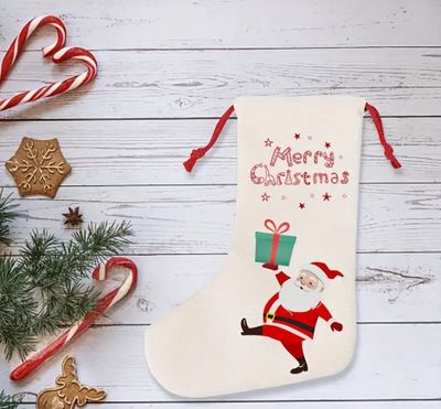 Kerst sok met eigen afbeelding