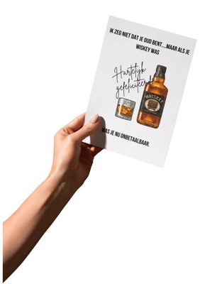 Verjaardagskaart Wiskey