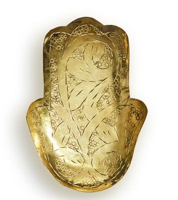 Messing schaaltje hamsa handje