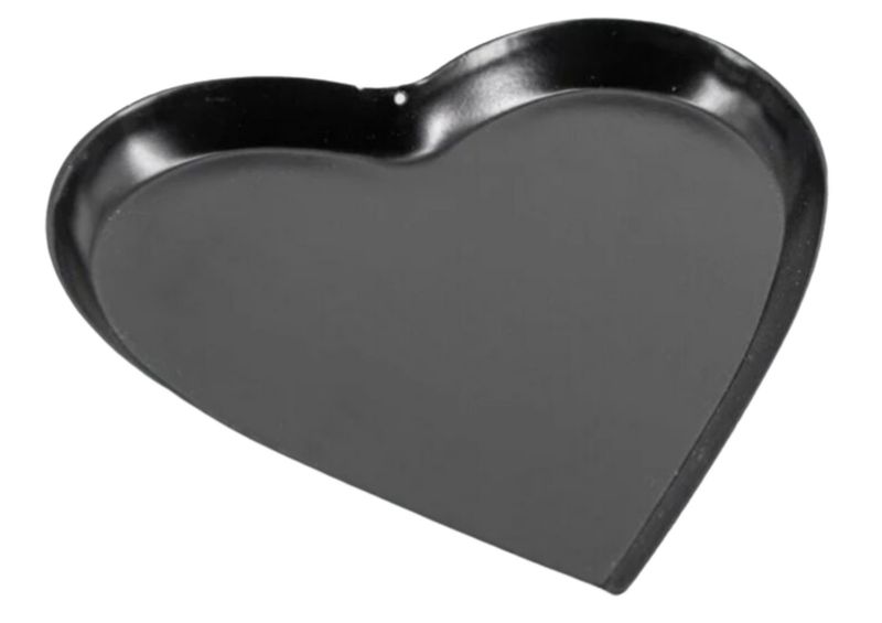 Schaaltje hart zwart