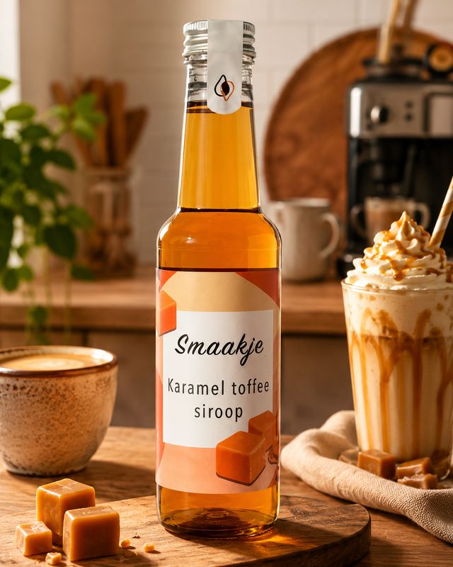Karamel Toffee Siroop 250 ml voor Koffie Karamel Toffee Siroop 250 ml voor Koffie