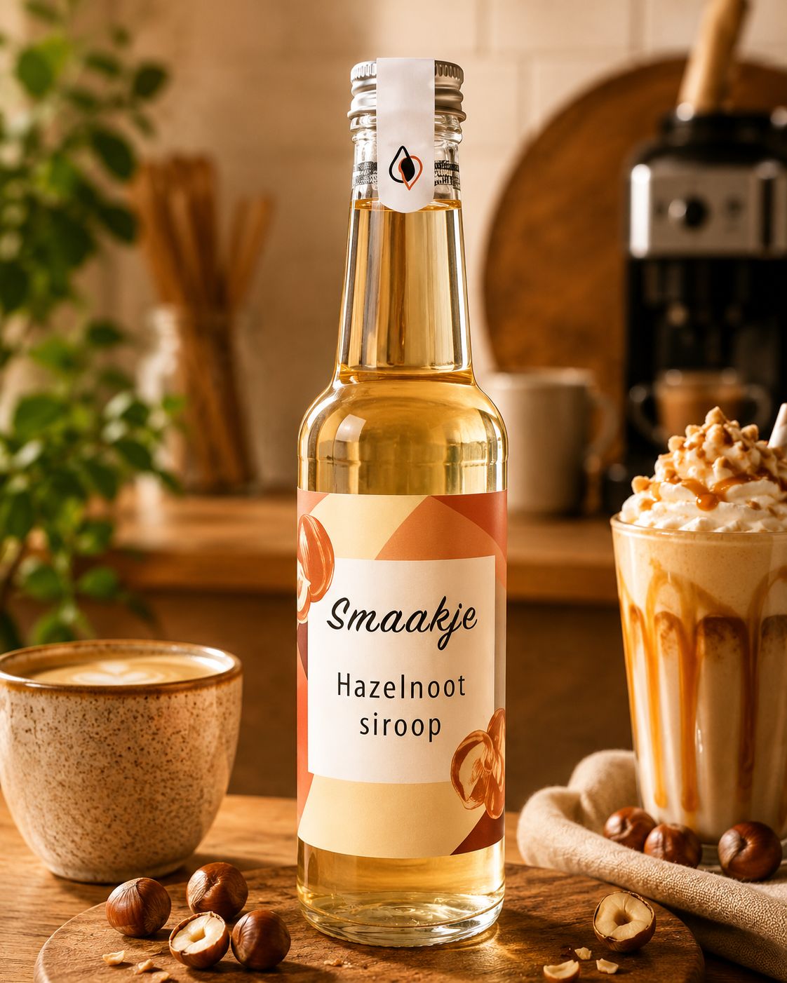 Hazelnoot Siroop 250 ml voor Koffie Hazelnoot Siroop 250 ml voor Koffie