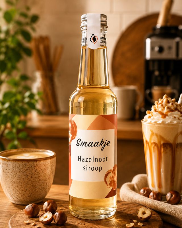 Hazelnoot Siroop 250 ml voor Koffie Hazelnoot Siroop 250 ml voor Koffie