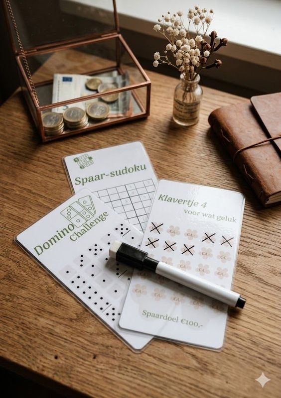 Spaar-sudoku & Domino Challenge A6 – Leuke Spaarspellen Spaar-sudoku & Domino Challenge A6 – Leuke Spaarspellen
