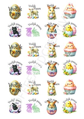 Paas stickers 24st Paas stickers 24st