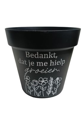 Bloempot met bloemzaad – Bedankje juf of meester | Origineel afscheidscadeau