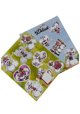 Diddl stickervellen set van 2