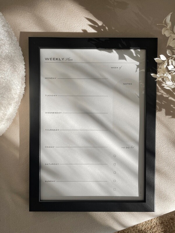 Framed Planner | Black