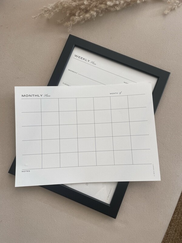Framed Planner | Black