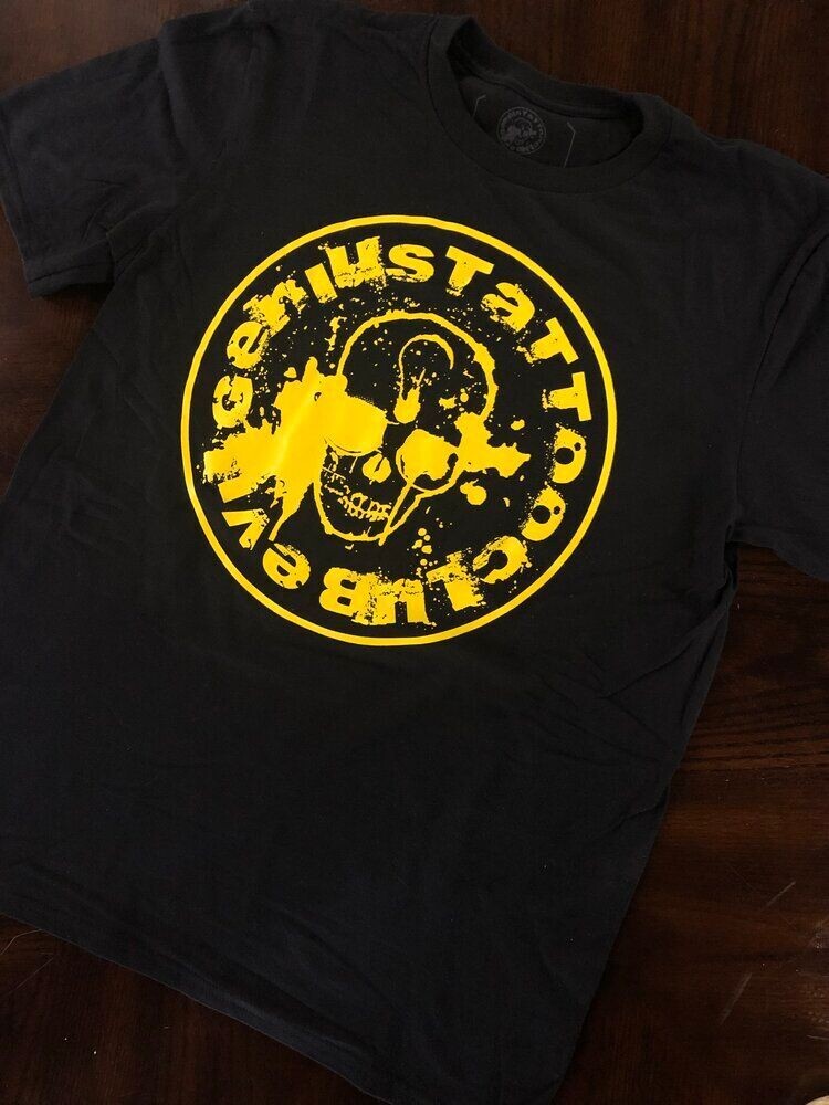 Evil Genius Tattoo Club Logo T-shirt