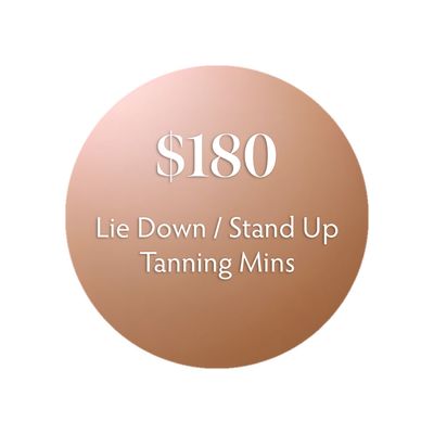 $180 Concession Rate For 120 Lie Down Or 80 Stand Up Tanning Mins