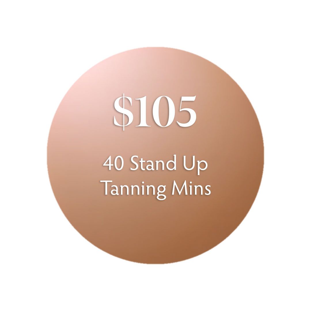 $105 Concession Rate 40 Stand Up Tanning Mins