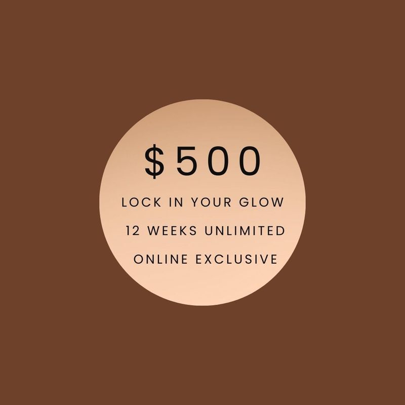 $500 Autumn Glow Unlimited – 12 Weeks (Online Exclusive)