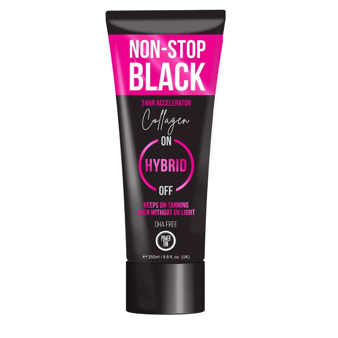 Power Tan Non-Stop Black Collagen Hybrid Accelerator Power Tan Non-Stop Black Collagen Hybrid Accelerator