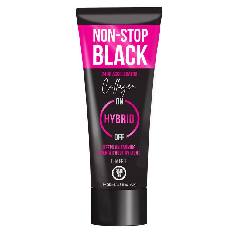 Power Tan Non-Stop Black Collagen Hybrid Accelerator
