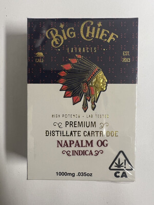 BIG CHIEF THC CARTRIDGE 1G - NAPALM OG