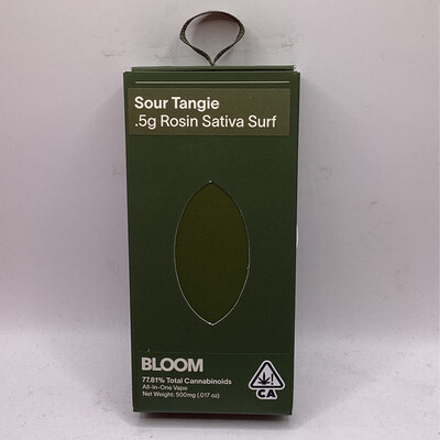 The Bloom Brand
Rosin Surf Disposable Vape | Rosin | 0.5g | H | Sour Tangie