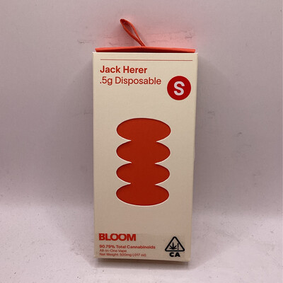 The Bloom 
Jack Here
.5g Suft All In One
