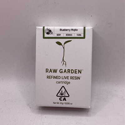 Raw Garden - Blueberry Mojito 1.0g Vape Cart