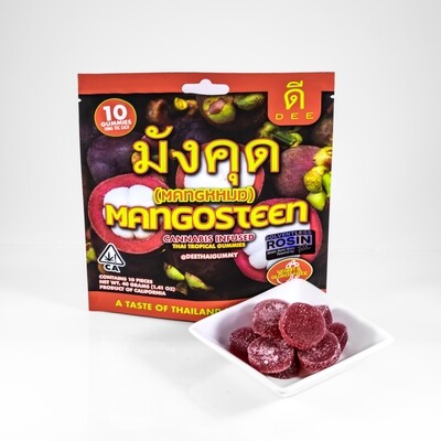 Natura
Dee Thai - Tropical Thai Rosin Gummies - Mangosteen
