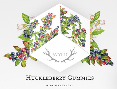 WYLD Cannabis-Infused Huckleberry Gummies
