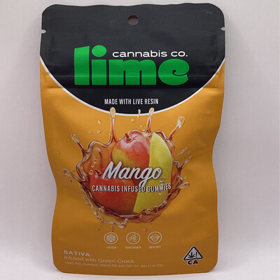 Lime - Cannabis Infused Gummies - Mango