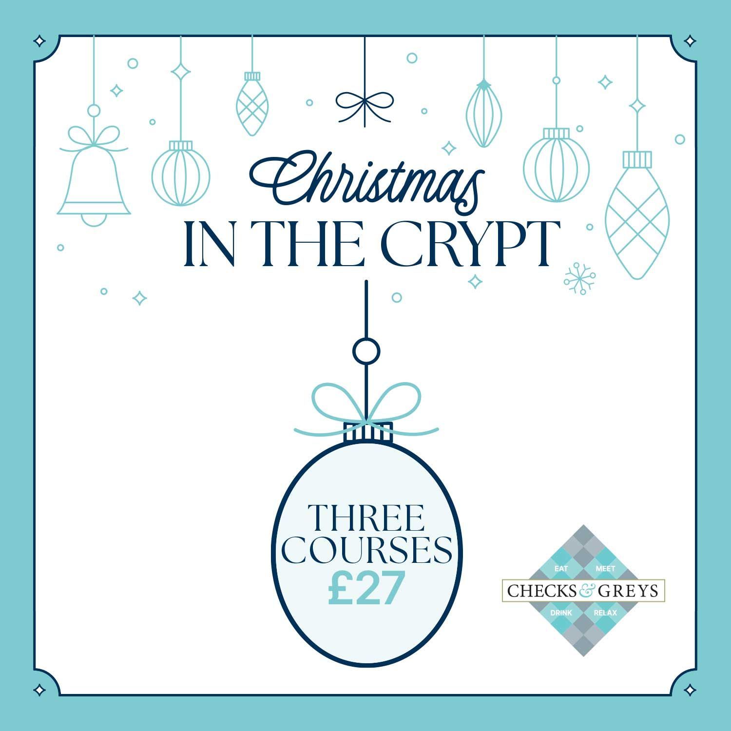 Christmas in the Crypt - 3 Courses