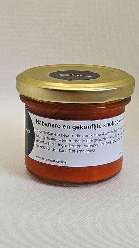 Habanero en gekonfijte knoflook