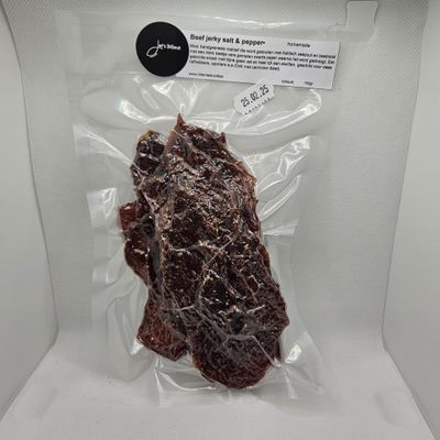 Beef jerky salt & pepper