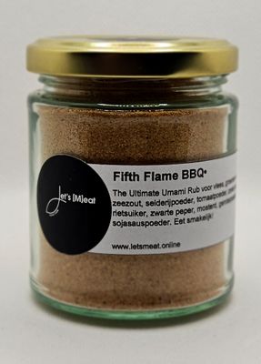 Fifth flame bbq