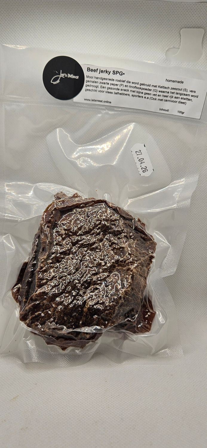 Beef jerky SPG