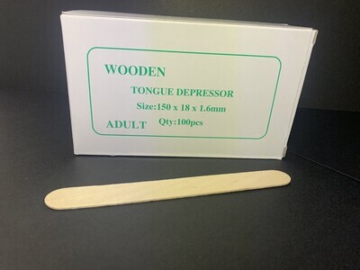 Wooden Tongue Depressors for Mixing - (100/box)
