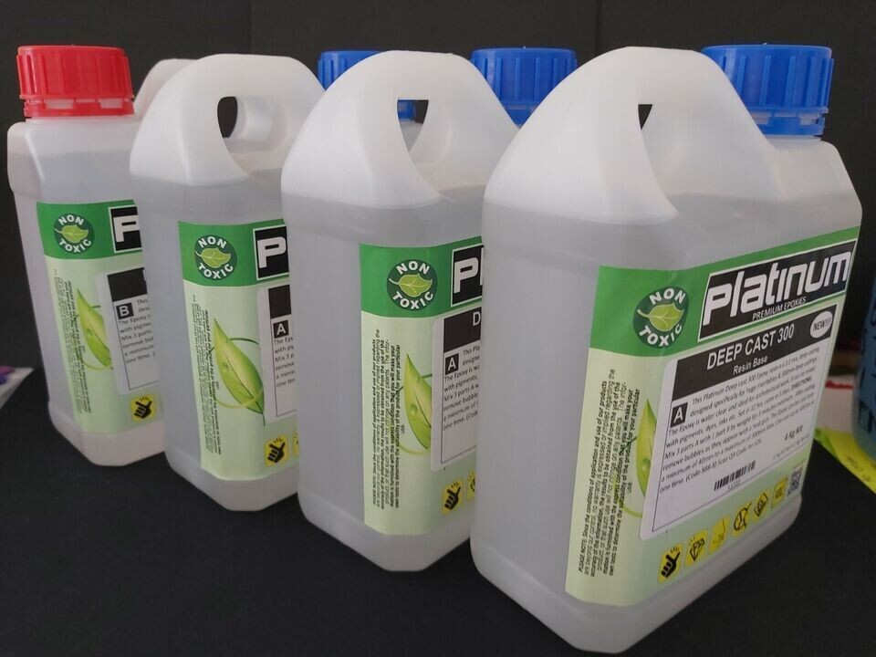 Deep Cast 300mm (4 ltr) Epoxy FDA Food Grade, Non Toxic