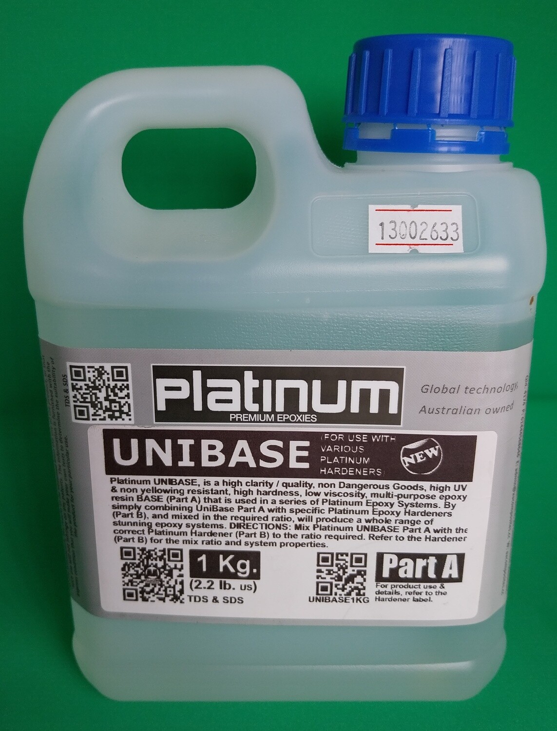 UniBase Epoxy System by Platinum - 7 Epoxies in One! - This page is Base Resin - PART A