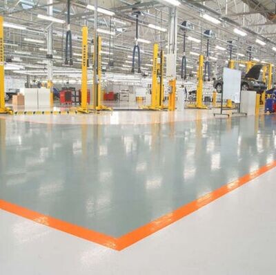 Epoxy Flow Coat - FDA Food Grade, White or Natural. Benchtops, floors, boats.