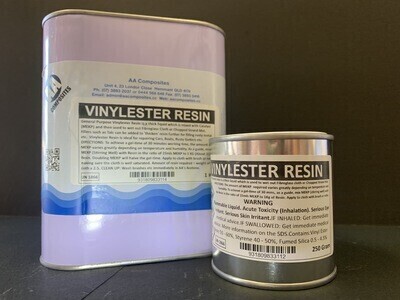 Vinylester Resin - chemical resistant - swimming pools, fuel tanks.