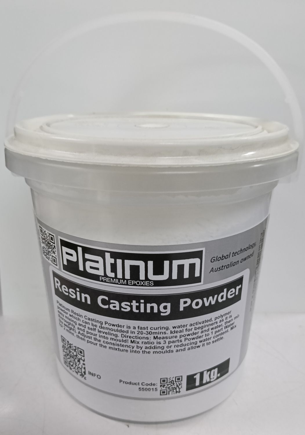 Resin ECO Casting Powder - fast-curing, water-activated, polymer powder that can be demoulded in 20-30mins