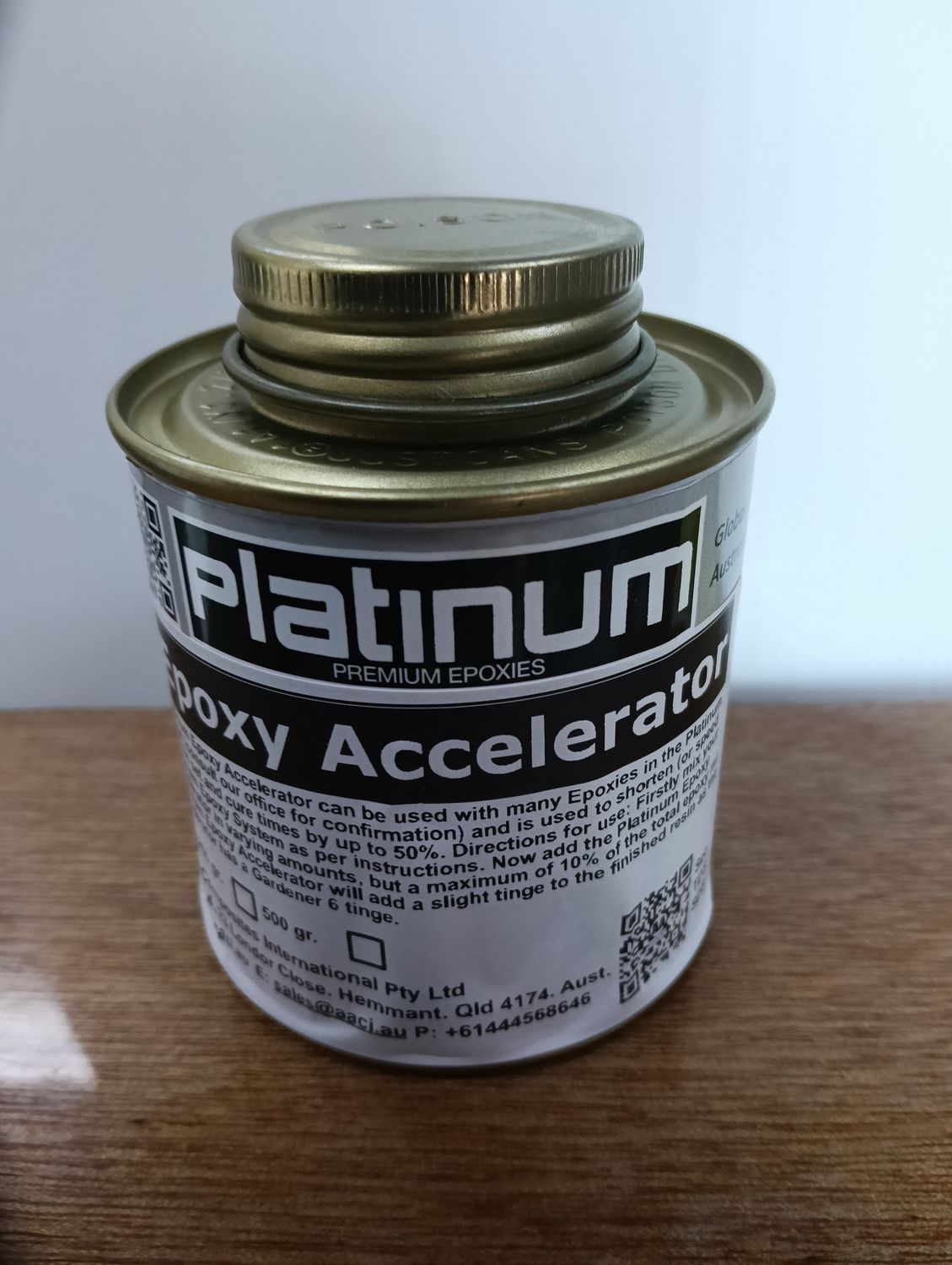 Epoxy Accelerator #2 curing agent - speed up set and cure times by up to 50% (has a slight yellow tinge and cheaper than #1 type)