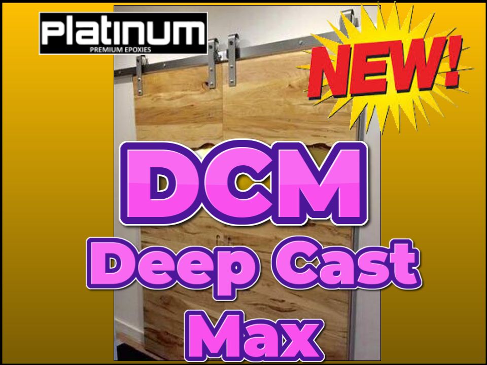 DCM - Deep Cast Max - Epoxy Casting Resin. Cast from  20mm to 150mm in one go! Amazing! Simple to mix 2:1 by weight. Absolute Water Clear, Low Bubble, High UV resistance, Easy to use!