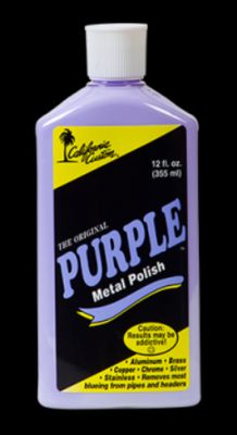 Purple Metal Polish - WITHOUT SCRATCHING!