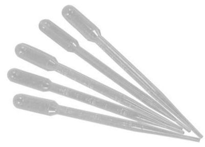 Pipette (eye dropper) to measure MEKP, epoxies etc. 3ml - single or 5 pack