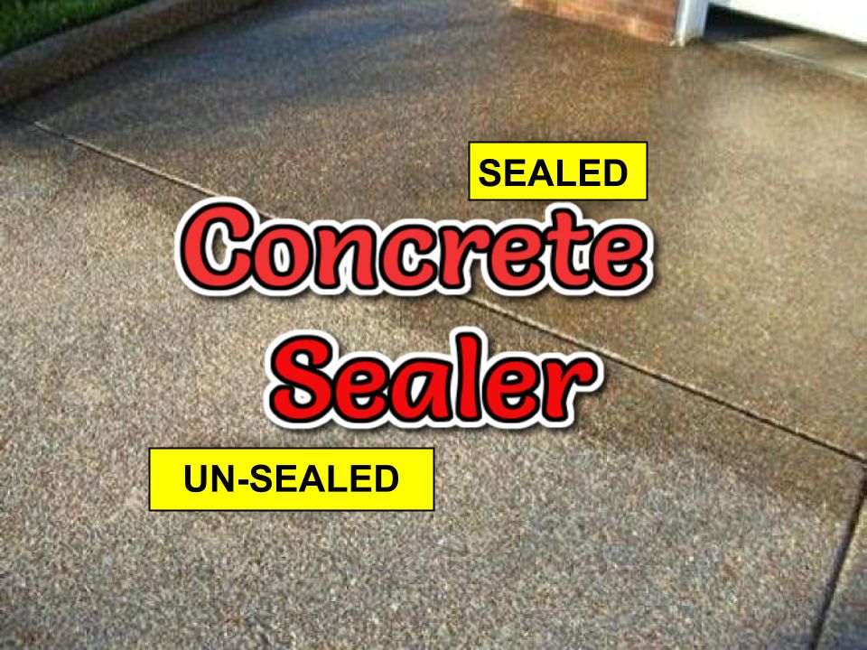 Concrete Sealer - Protection for Concrete