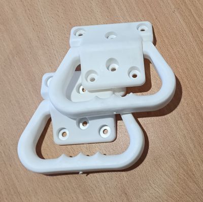 Ice Box Handles, Cooler Handles, Tool Box Handles, Strong 6 hole mounting - Pack of 2