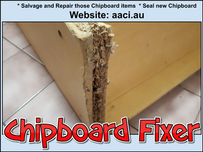Chipboard Fixer - Very thin epoxy that penetrates deep into the chipboard and sets hard.