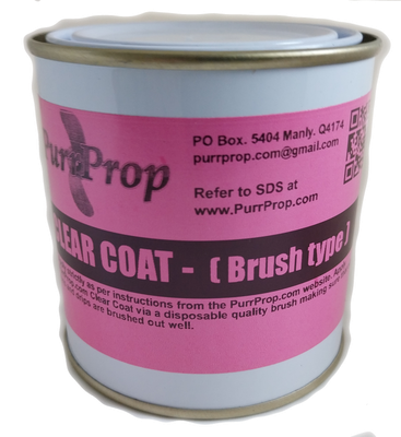 PurrProp II ClearCoat (brush application type) - pack of 2